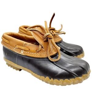 Cabela's Duck Boots Brown Tan Beige Low-Top  Shoes Waterproof Lace-up Women's 6